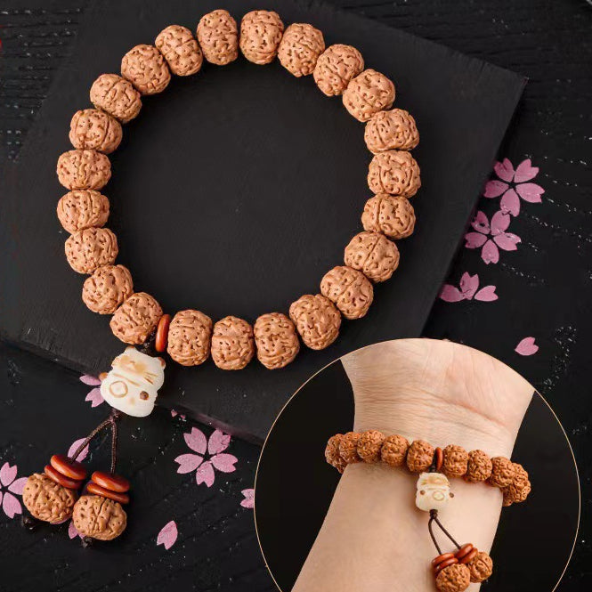 Serenemyst Nepal Vajra Bodhi Seed Fortune Bracelet