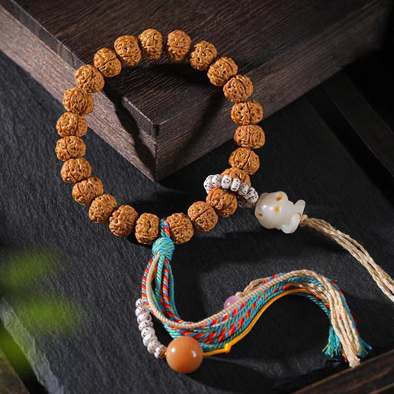 Serenemyst Nepal Vajra Bodhi Seed Fortune Bracelet