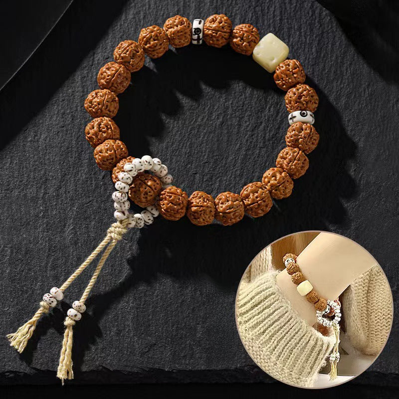 Serenemyst Nepal Vajra Bodhi Seed Fortune Bracelet