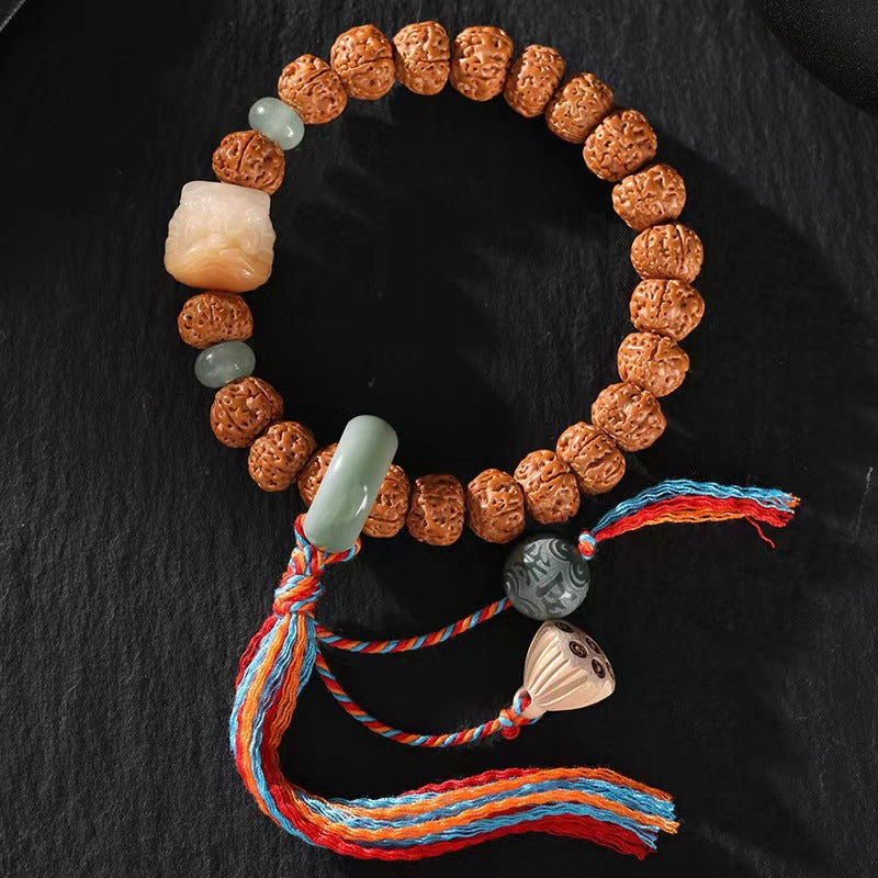 Serenemyst Nepal Vajra Bodhi Seed Fortune Bracelet