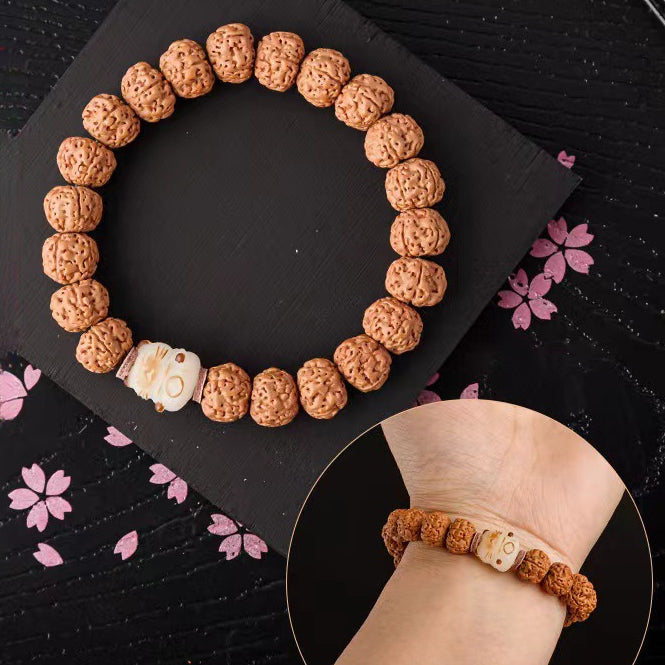 Serenemyst Nepal Vajra Bodhi Seed Fortune Bracelet