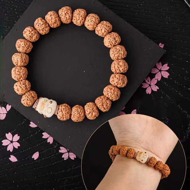 Serenemyst Nepal Vajra Bodhi Seed Fortune Bracelet