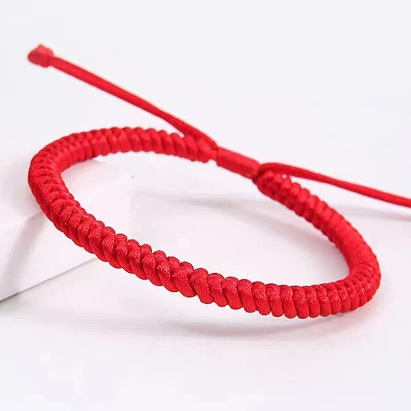 Serenemyst Twelve Zodiac Red String Red Agate Fortune Bead Bracelet