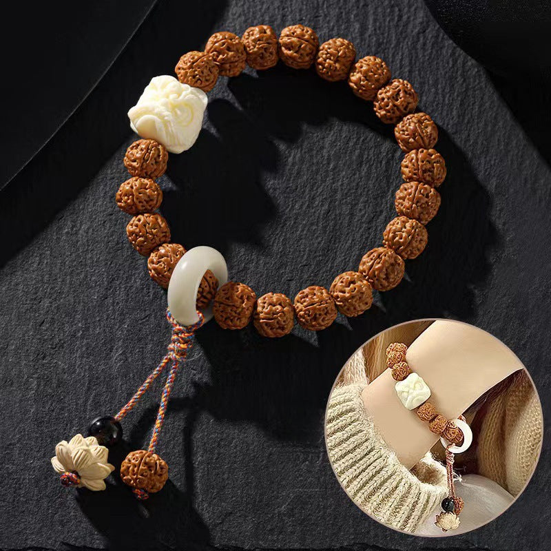 Serenemyst Nepal Vajra Bodhi Seed Fortune Bracelet