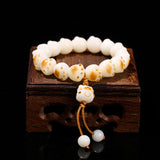 Serenemyst Handmade Bodhi Root Cat Claw Lucky Bracelet