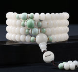 Serenemyst 108 Bodhi Seed Beads Harmony Mala Necklace Bracelet