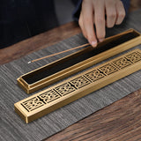 Serenemyst Pure Copper Vintage Hollow-out Meditation Incense Aromatherapy Box