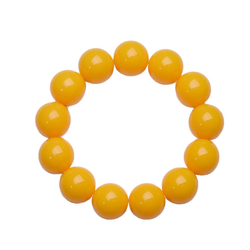 Serenemyst Natural Amber Beads Serenity Harmony Mala Bracelet