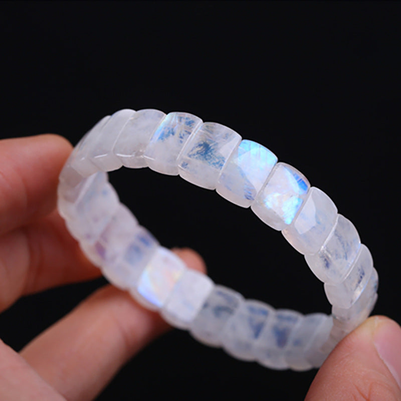 Serenemyst Natural Blue Moonstone Healing Protection Bracelet