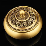 Serenemyst Pure Copper Double Koi Fish Meditation Healing Incense Burner