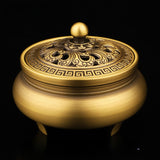 Serenemyst Pure Copper Double Koi Fish Meditation Healing Incense Burner