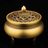 Serenemyst Pure Copper Double Koi Fish Meditation Healing Incense Burner