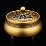 Serenemyst Pure Copper Double Koi Fish Meditation Healing Incense Burner