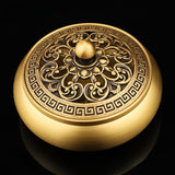 Serenemyst Pure Copper Double Koi Fish Meditation Healing Incense Burner