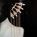 Serenemyst Handmade Orchid Flower Bell Healing Hairpin