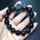 Serenemyst Natural Rainbow Eye Obsidian Pixiu Bracelet