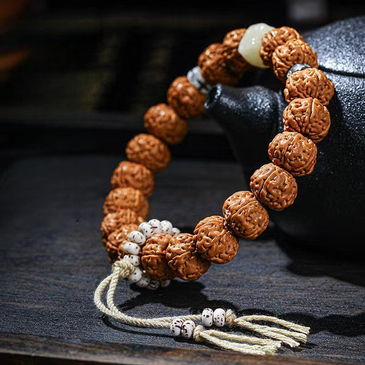 Serenemyst Nepal Vajra Bodhi Seed Fortune Bracelet