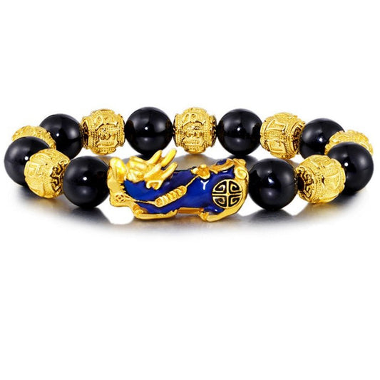 Serenemyst Sand Gold Color-Changing Pixiu Wealth Bracelet