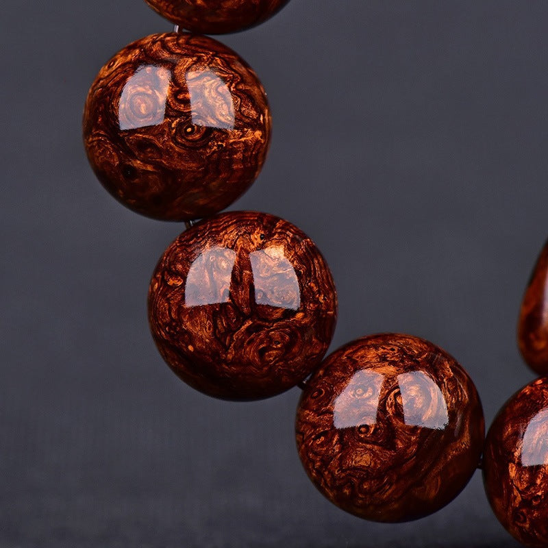 Serenemyst Hainan High Density Scented Rosewood Bead Health Healing Bracelet