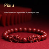 Serenemyst Cinnabar Pixiu Fortune Protection Bracelet