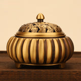 Serenemyst Pure Copper Double Koi Fish Meditation Healing Incense Burner