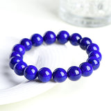 Serenemyst Natural Grade 5A Lapis Lazuli Bead Serenity Bracelet