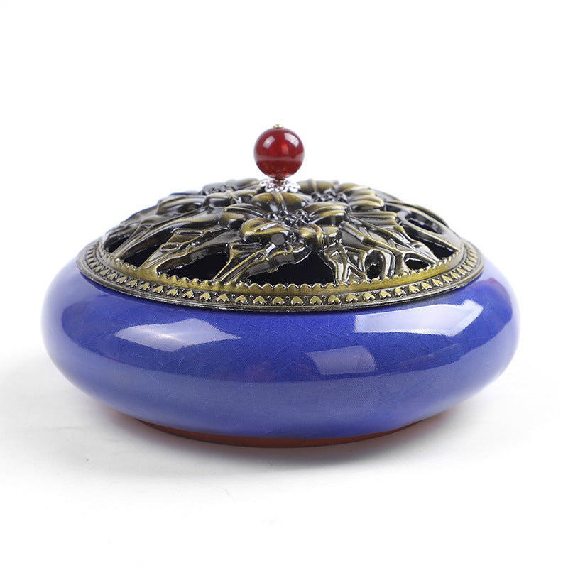 Serenemyst Handmade Dehua Ceramic Healing Harmony Incense Burner