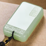 Serenemyst Handmade Afghan Jade Cloud Pattern Healing Pendant