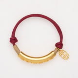 Serenemyst Handmade Red String Six-Word Mantra Peace Bracelet