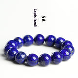 Serenemyst Natural Grade 5A Lapis Lazuli Bead Serenity Bracelet