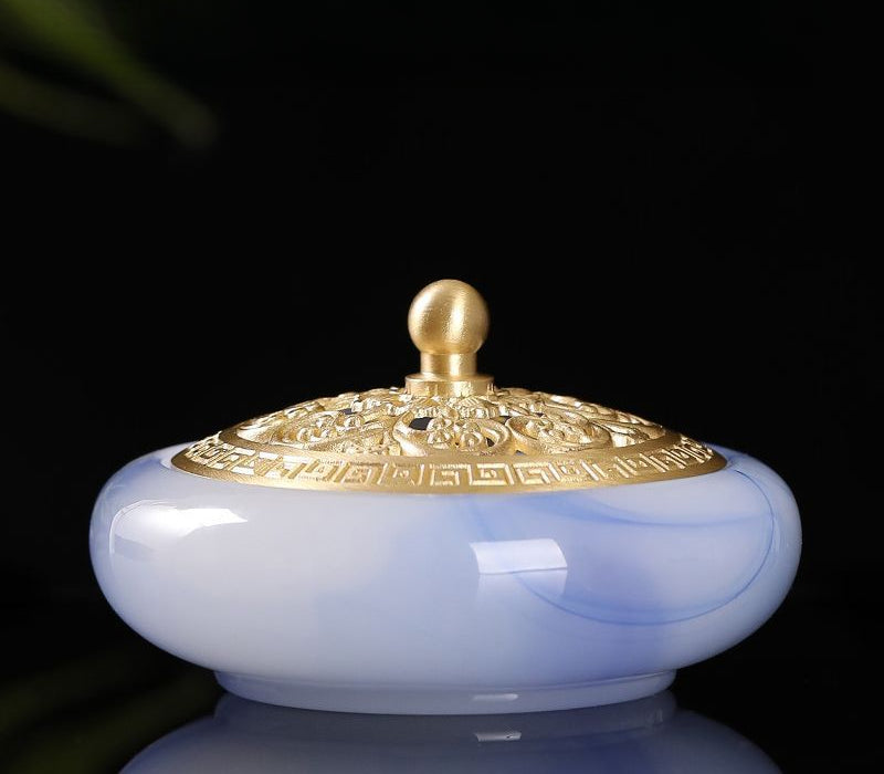 Serenemyst Glass Zen Meditation Healing Incense Burner