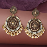 Serenemyst Retro Alloy Bead Wealth Attraction Women Earrings
