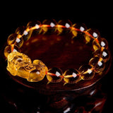 Serenemyst  Natural Citrine Pixiu Energy Bracelet
