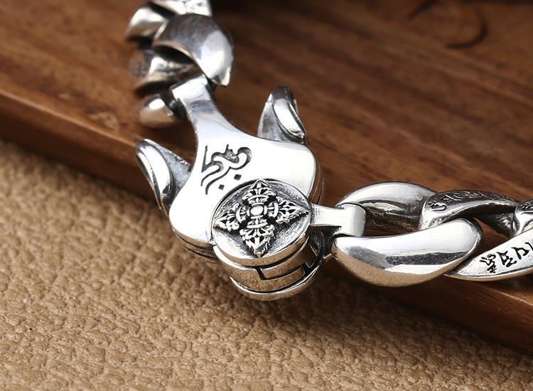 Serenemyst  925 Silver Retro Vajra Pixiu Bracelet