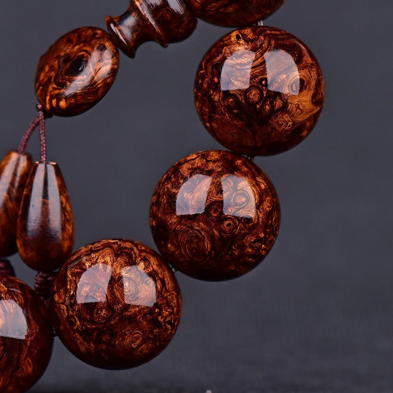 Serenemyst Hainan High Density Scented Rosewood Bead Health Healing Bracelet