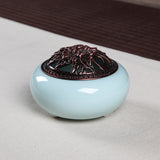 Serenemyst Handmade Longquan Celadon Healing Harmony Incense Burner