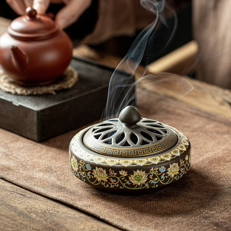 Serenemyst Zen Ceramic Meditation Healing Incense Burner