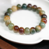 Serenemyst Natural Bodhi Seed Beads Harmony Wisdom Mala Bracelet