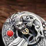 Serenemyst Sterling Silver Pixiu Fashion Wealth Pendant