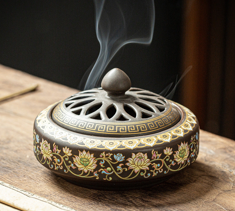 Serenemyst Zen Ceramic Meditation Healing Incense Burner