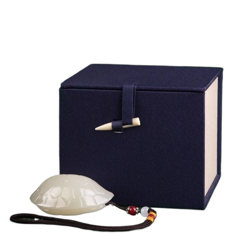 Serenemyst Hetian Jade Tortoise Shell Protection Hand-held Pendant