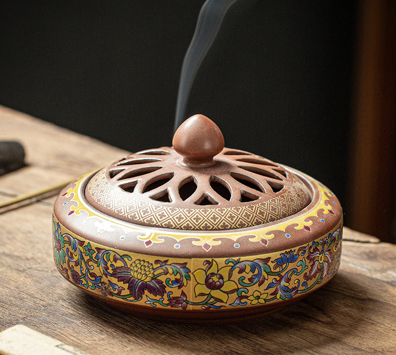 Serenemyst Zen Ceramic Meditation Healing Incense Burner