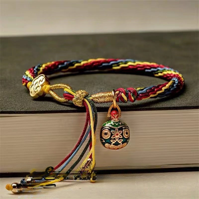 Serenemyst Festival Five-Color String Gold-Swallowing Beast Wealth Bracelet