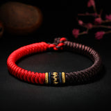 Serenemyst Red String Five-Color Braided String Protection Bracelet