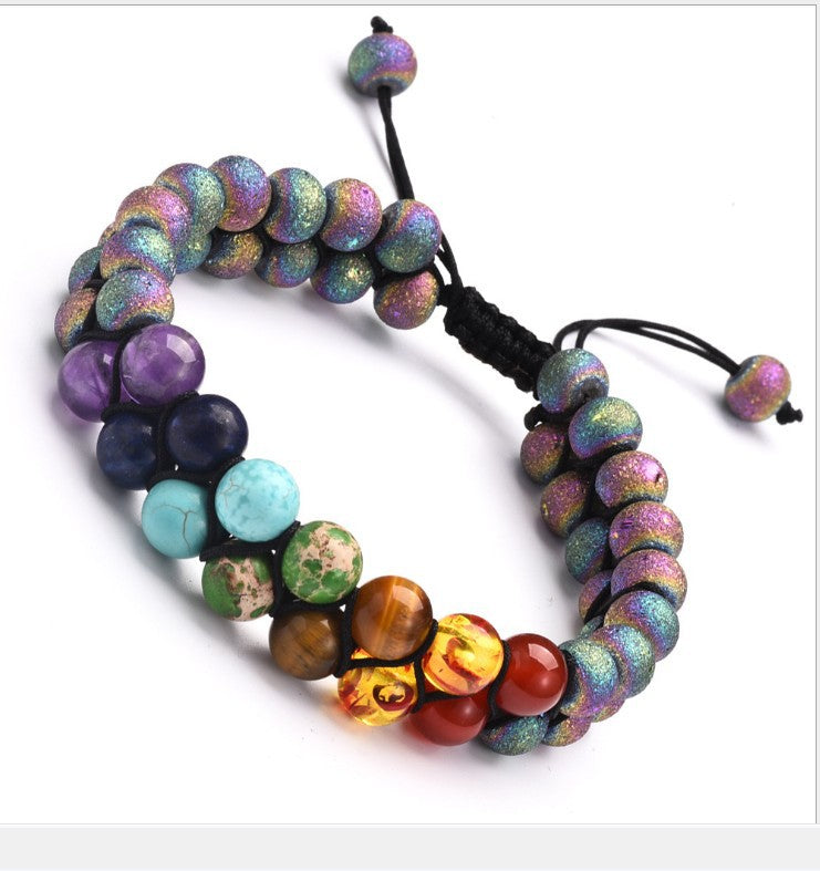 Serenemyst Selected Colorful Gemstone Combination Energy Bracelet