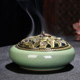 Serenemyst Handmade Dehua Ceramic Healing Harmony Incense Burner