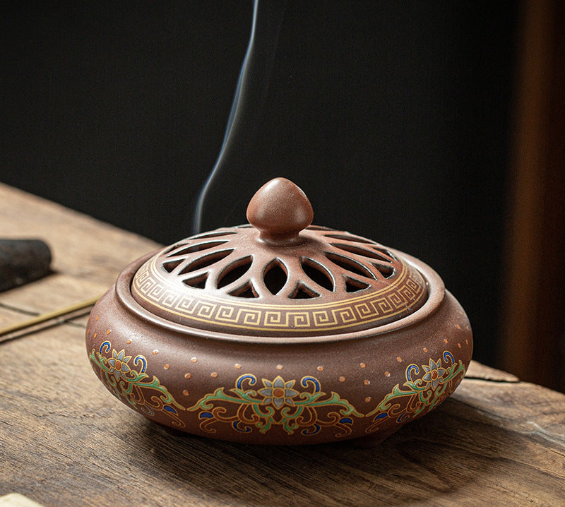 Serenemyst Zen Ceramic Meditation Healing Incense Burner