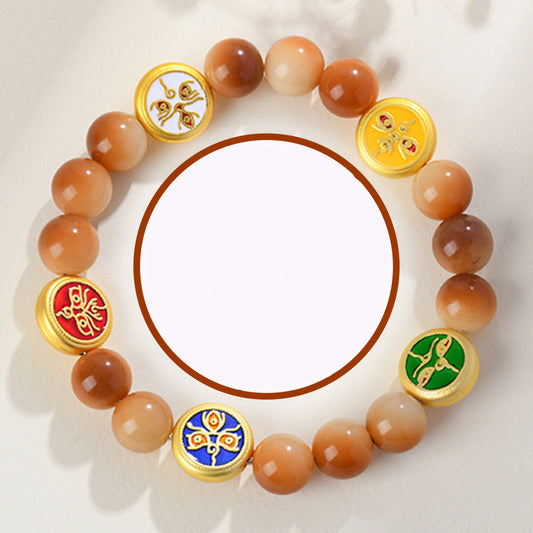 Serenymyst Bodhi Seed Five Directions Meditation Bracelet
