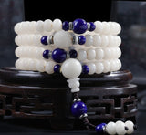 Serenemyst 108 Bodhi Seed Beads Harmony Mala Necklace Bracelet