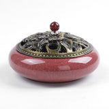Serenemyst Handmade Dehua Ceramic Healing Harmony Incense Burner